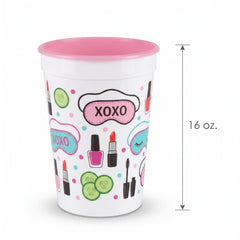 Spa Party Reusable Favor Cup, 16 oz