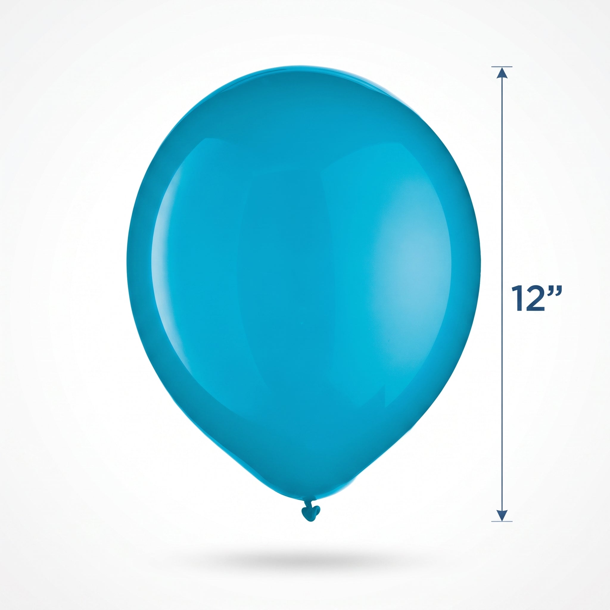 Caribbean Blue Latex Balloons - 100 Pack