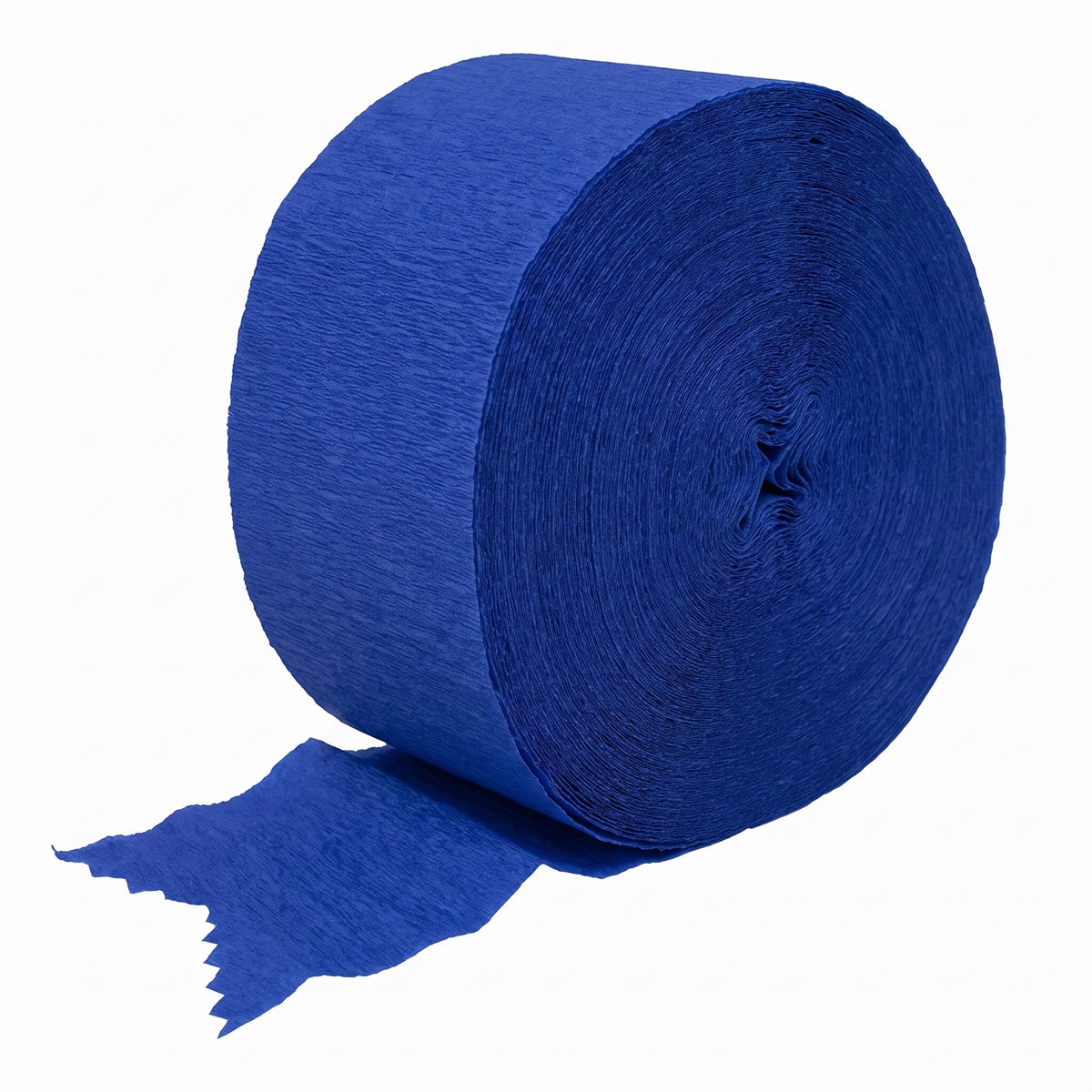 Jumbo Royal Blue Crepe Streamer | 500ft.