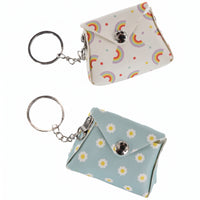 Colorful Mini Purse Keychain Favors - 2-Pack