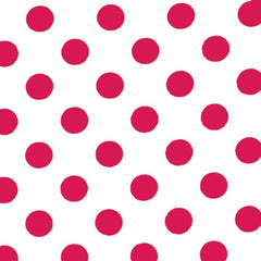 Red Polka Dot Plastic Table Covers | 6 Pack - 54 In. x 108 In.