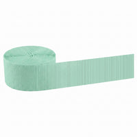 Mint Crepe Streamer - 81 ft.