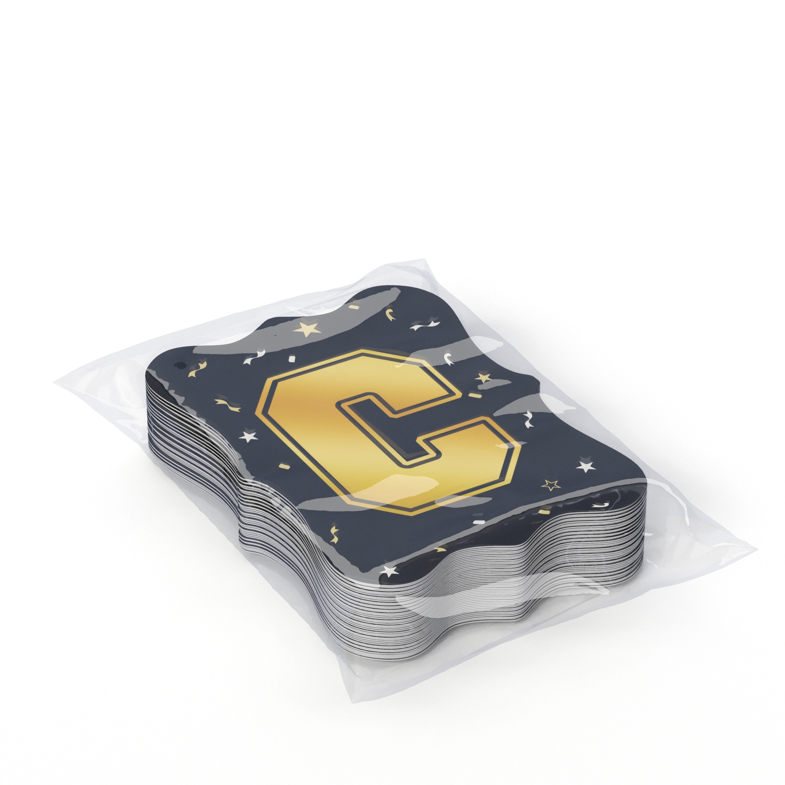 Black/Gold Graduation Combo Pack | Service For 8