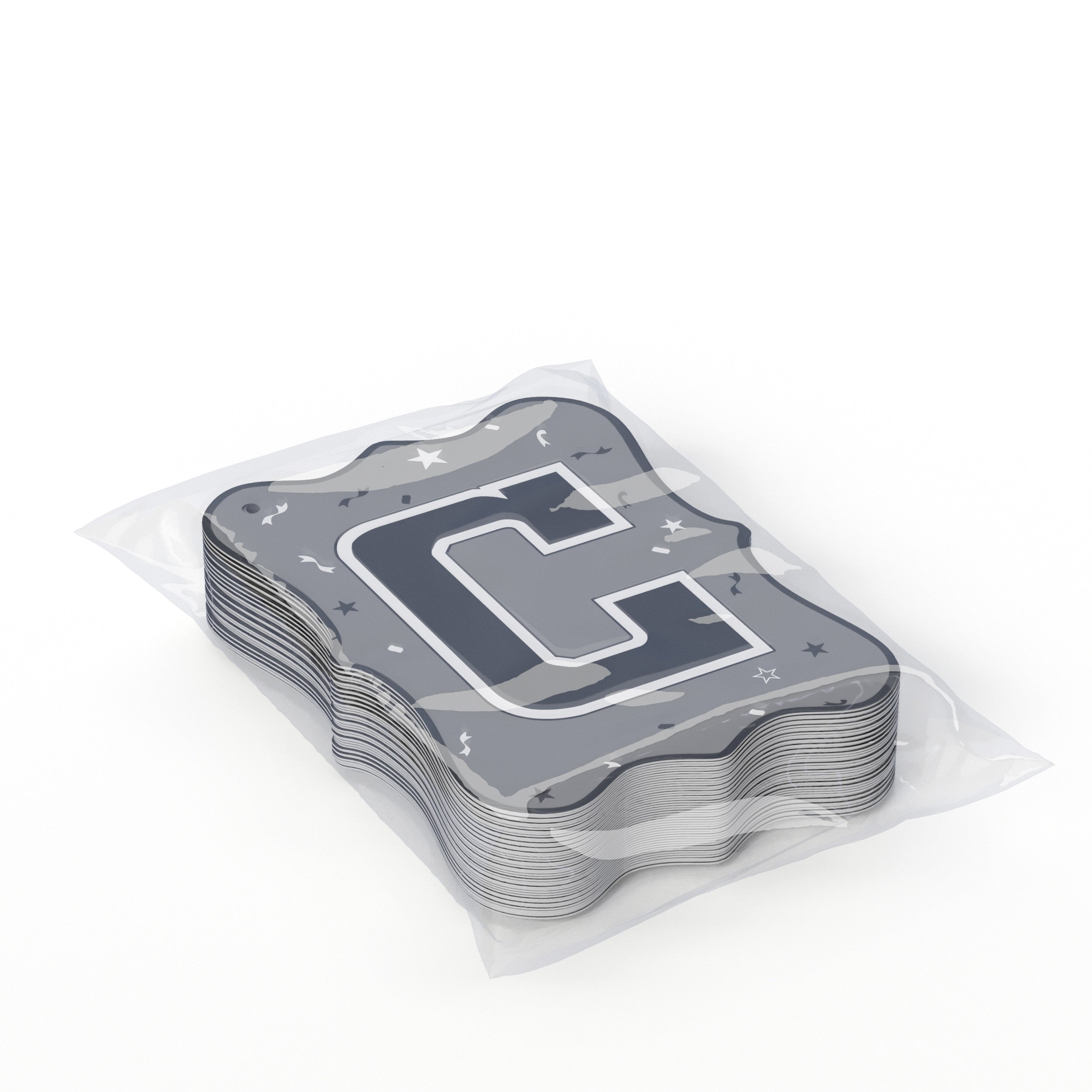 White/Silver Graduation Combo Pack | Service For 8