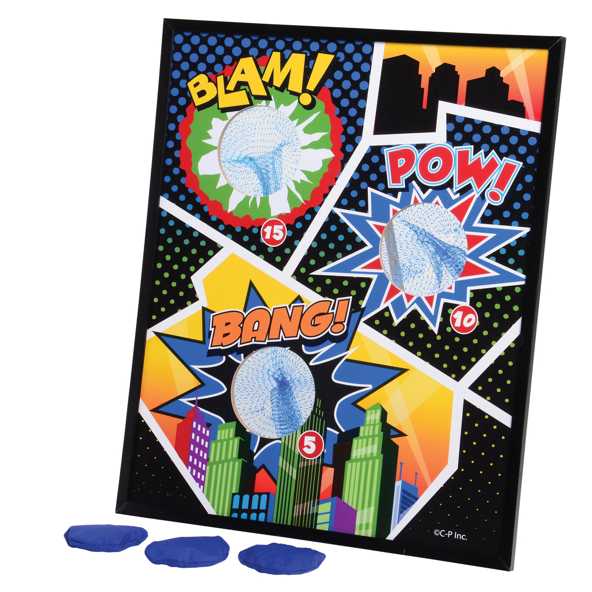 Superhero Bean Bag Toss - 1 Count