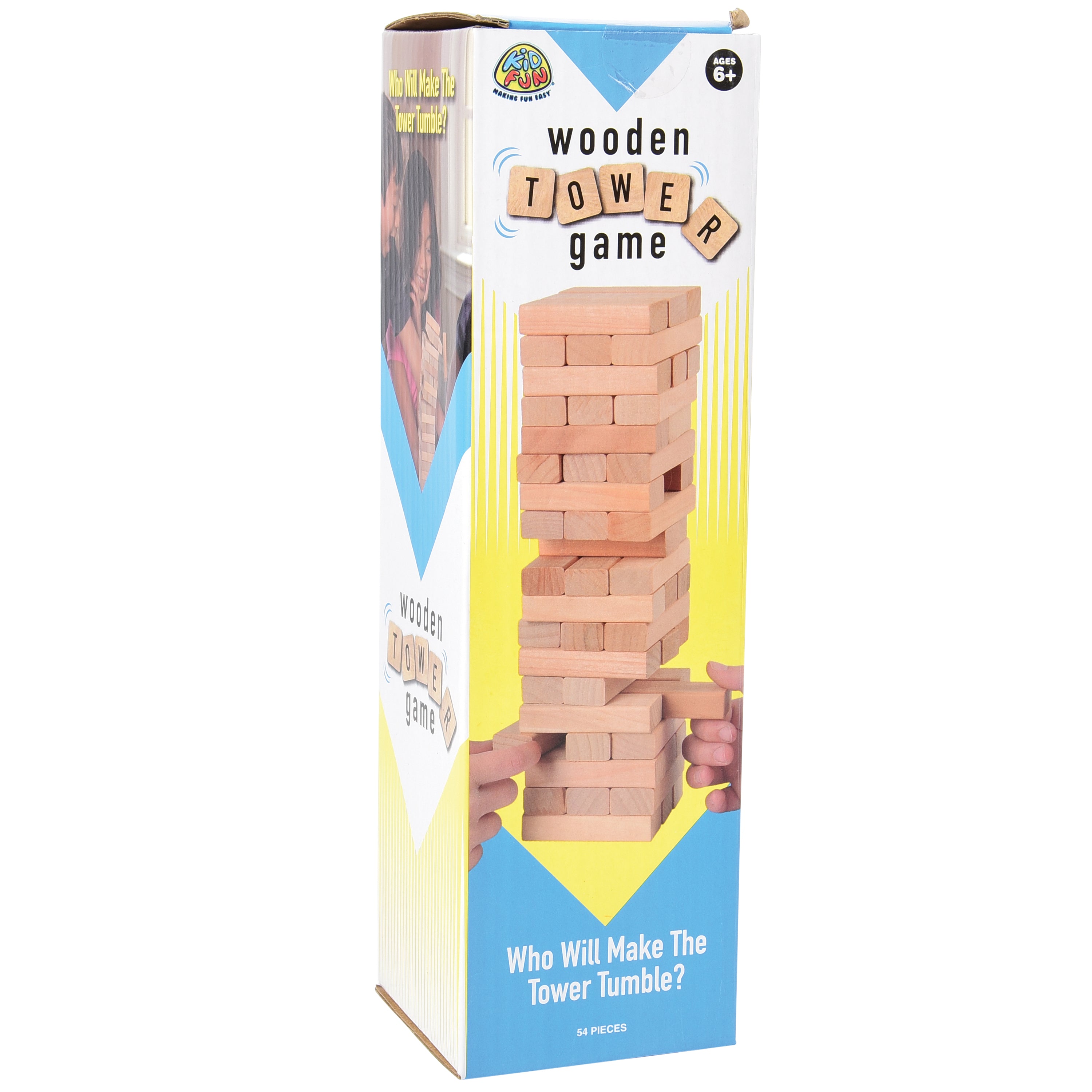 Wooden Tower Game/10.5 In - 1 Count