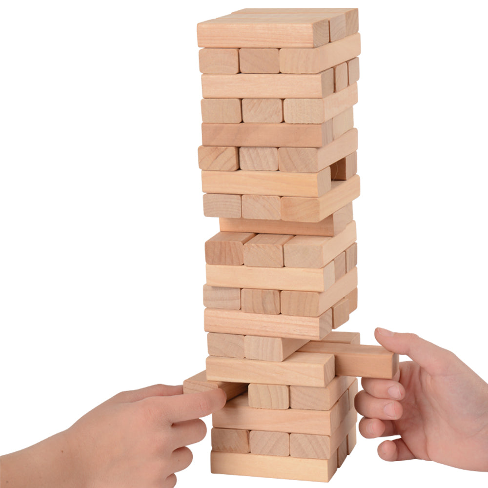 Wooden Tower Game/10.5 In - 1 Count