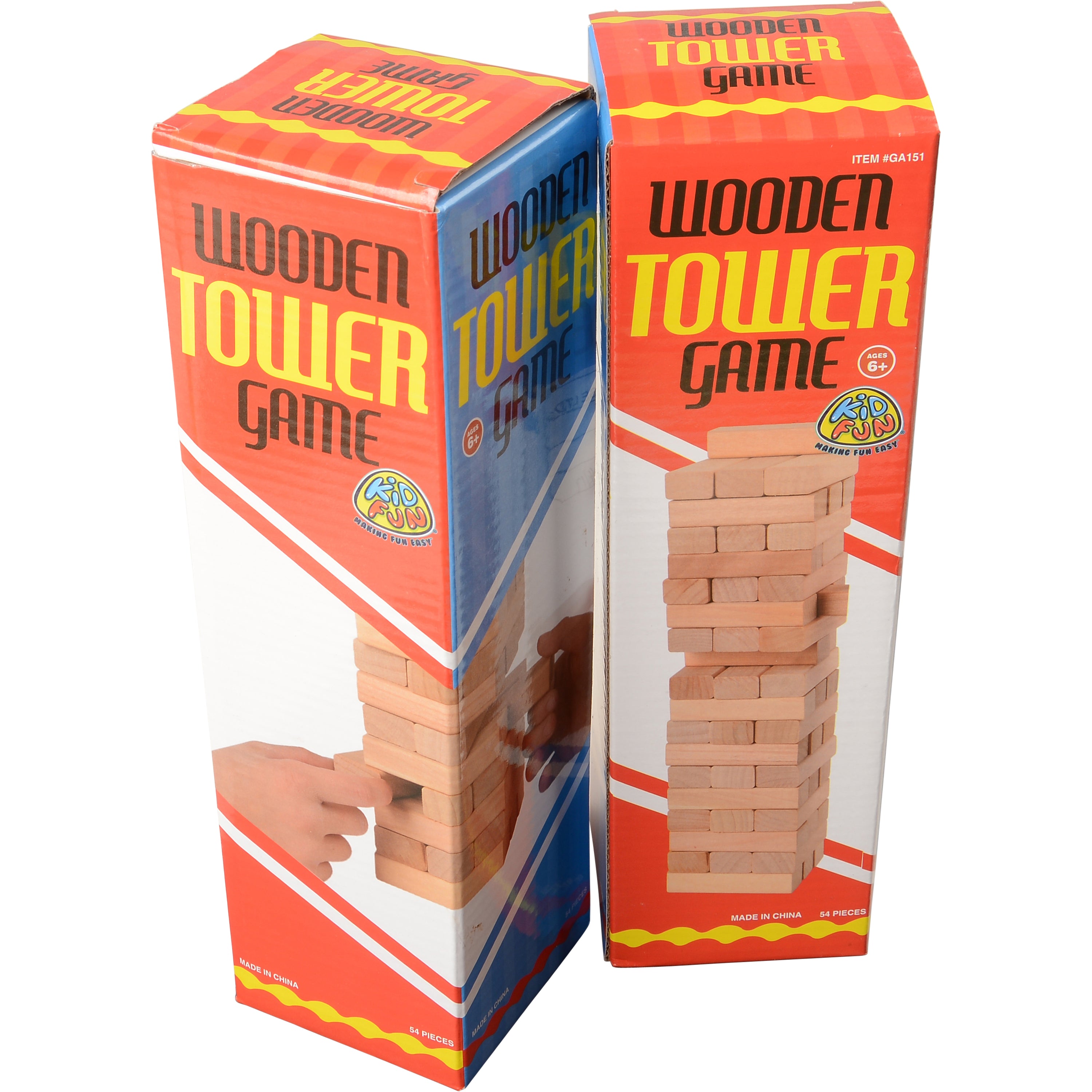 Wooden Tower Game/10.5 In - 1 Count