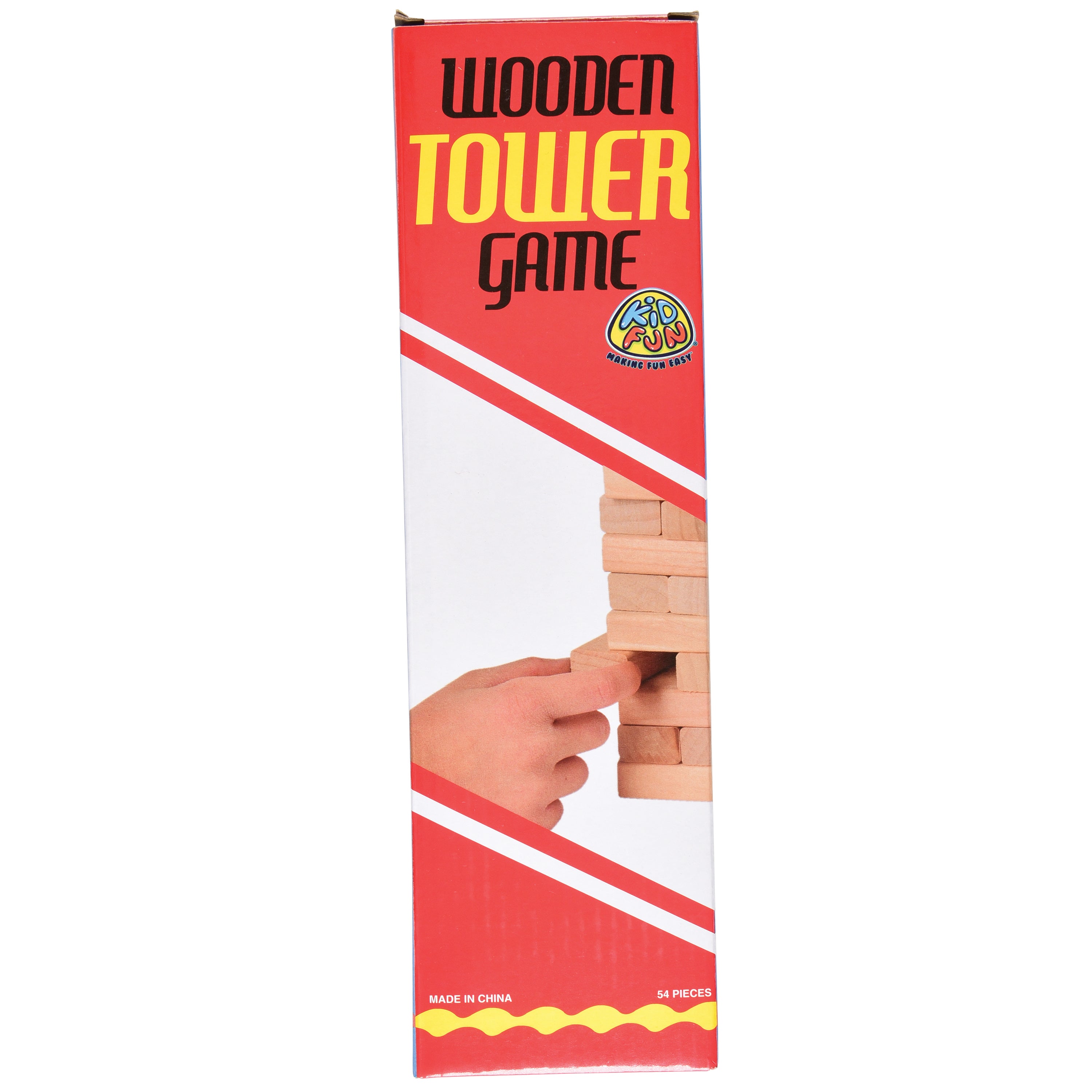 Wooden Tower Game/10.5 In - 1 Count