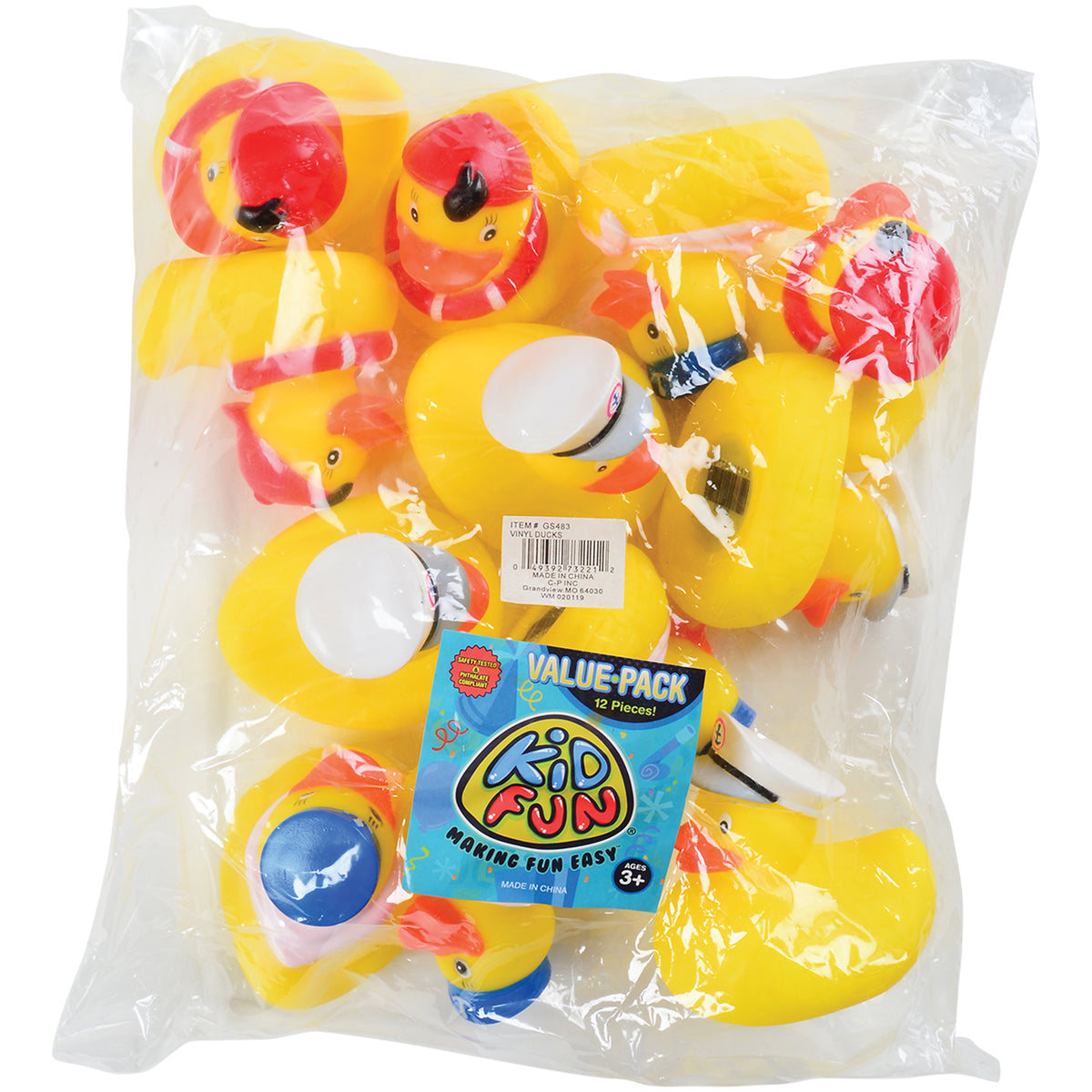 Vinyl Ducks - 12 Count
