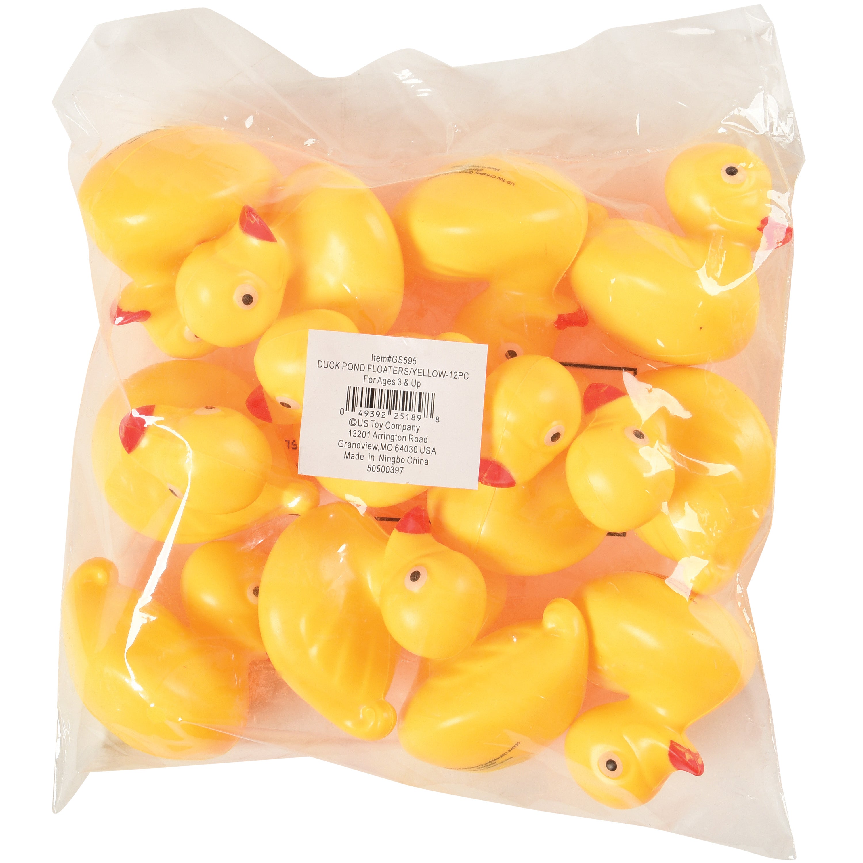 Duck Pond Floaters/Yellow - 12 Count