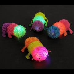Light-Up Puffer Caterpillars - 12 Count