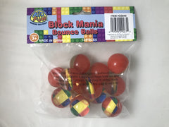 Block Mania Bounce Balls/32Mm - 12 Count