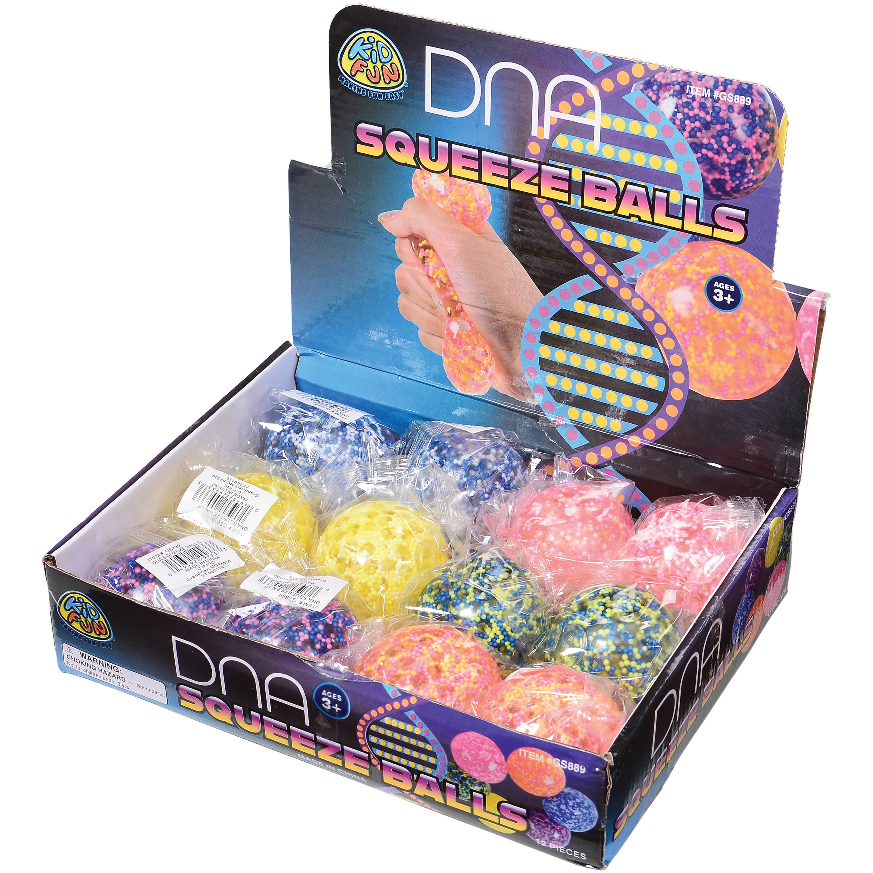 Dna Squeeze Balls - 12 Count