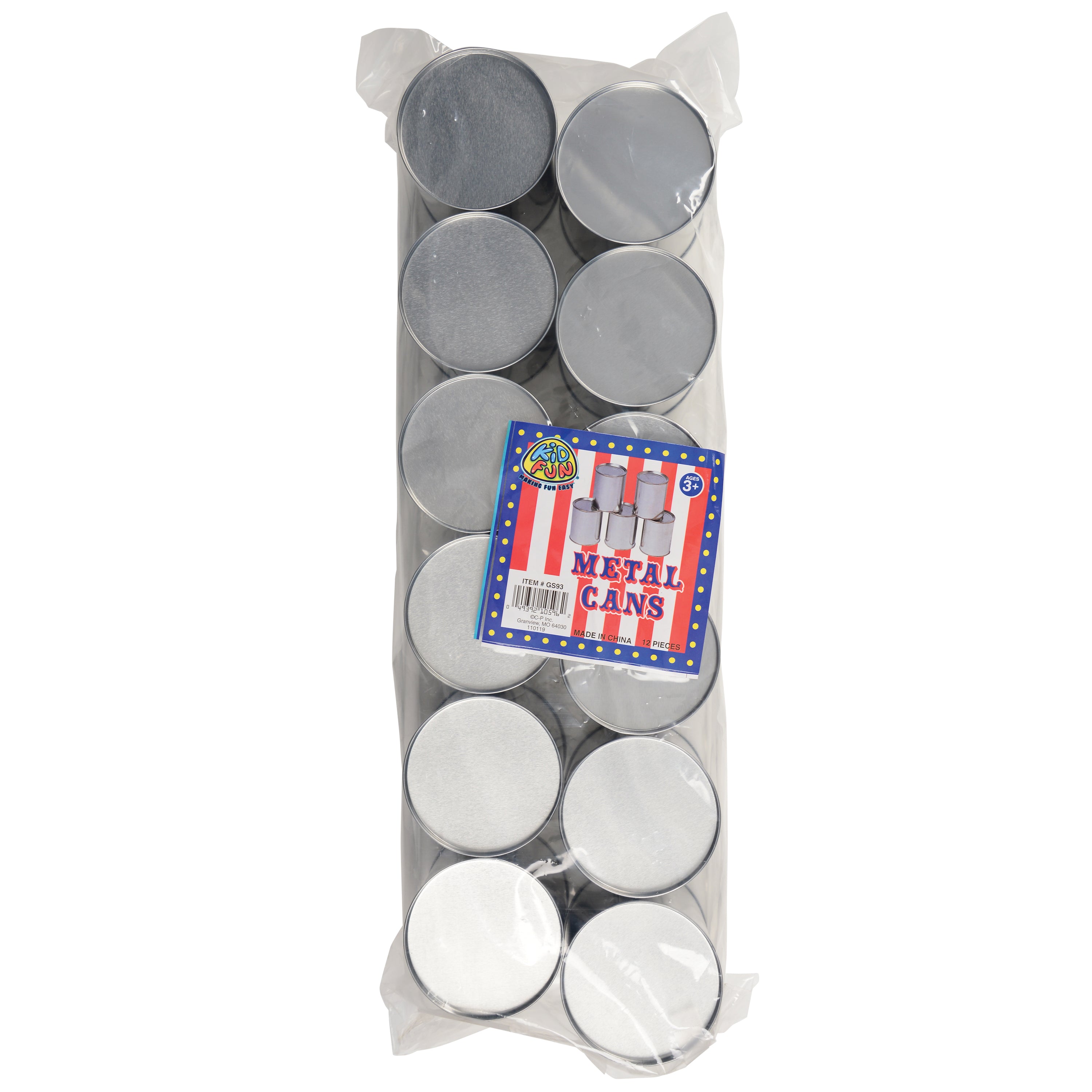 Metal Cans - 12 Count