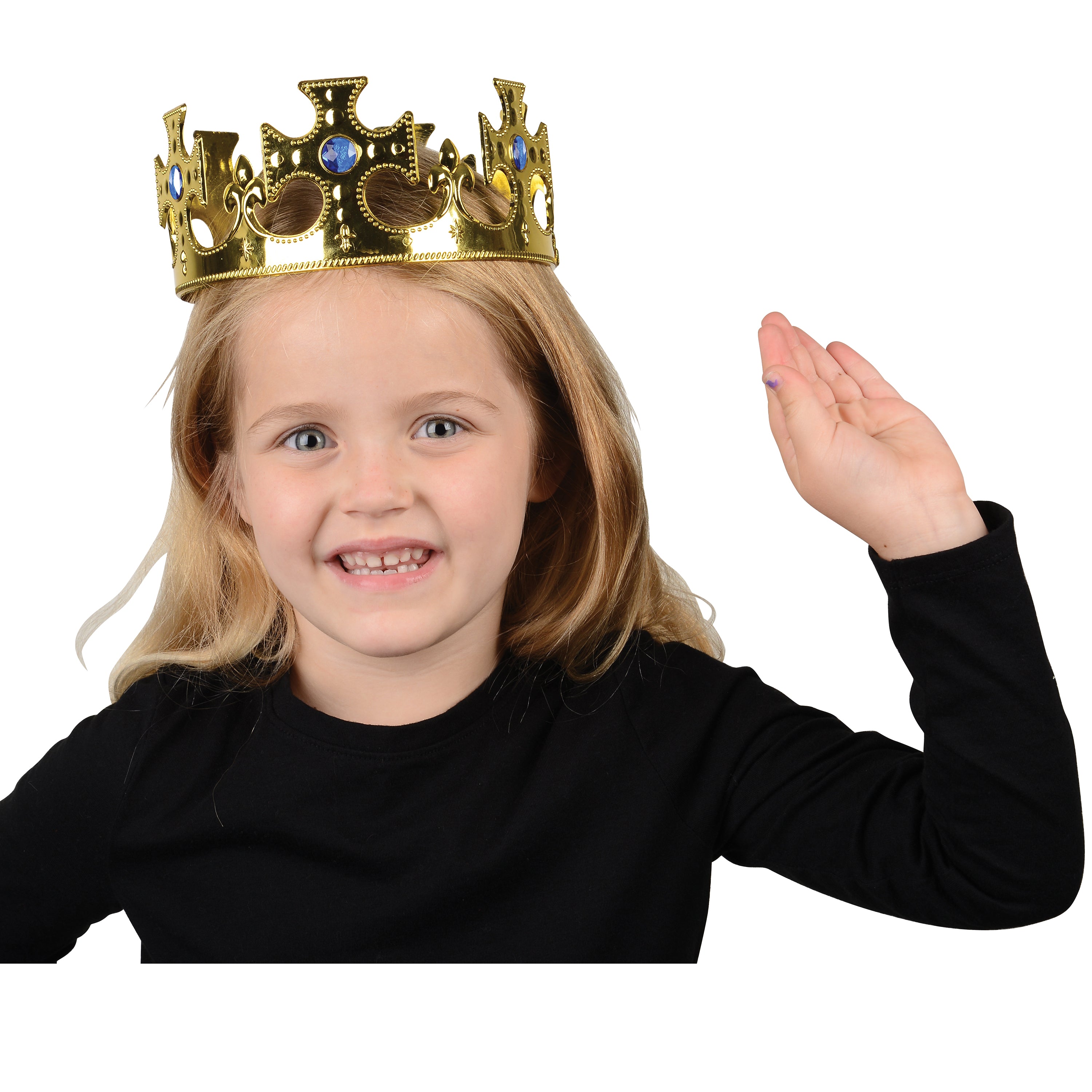 Queen Gold Crown - 1 Count