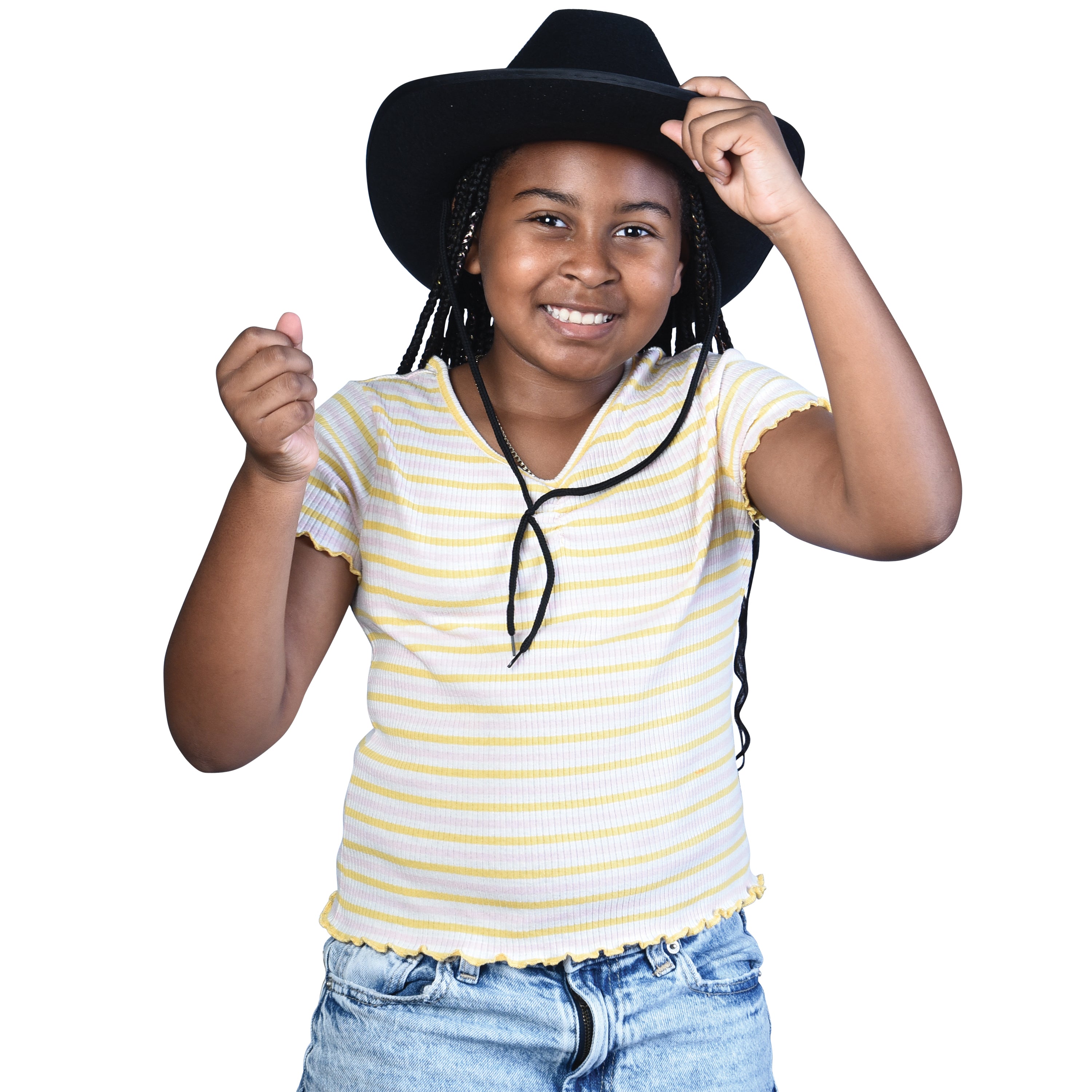 Cowboy Hat/Black - 1 Count