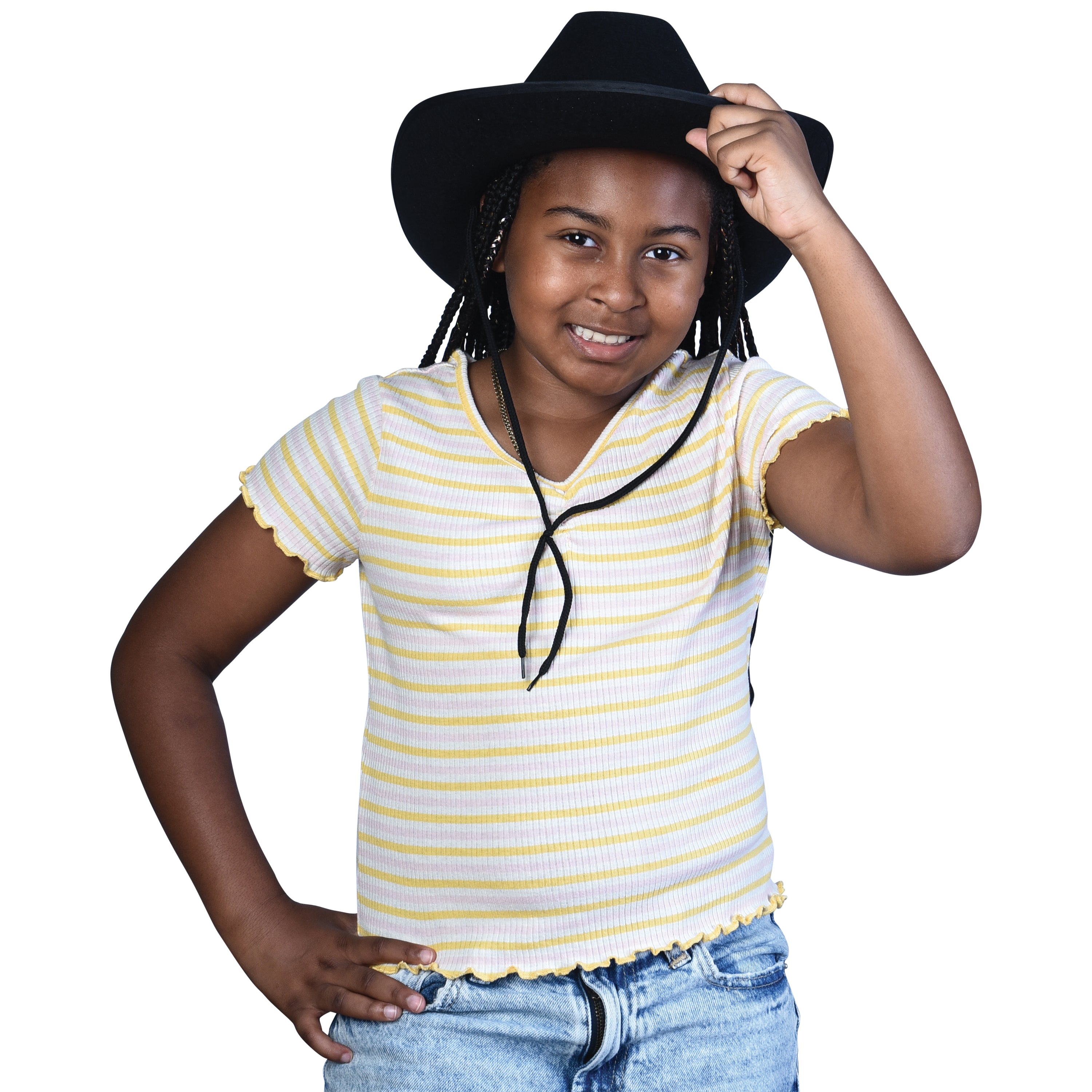 Cowboy Hat/Black - 1 Count