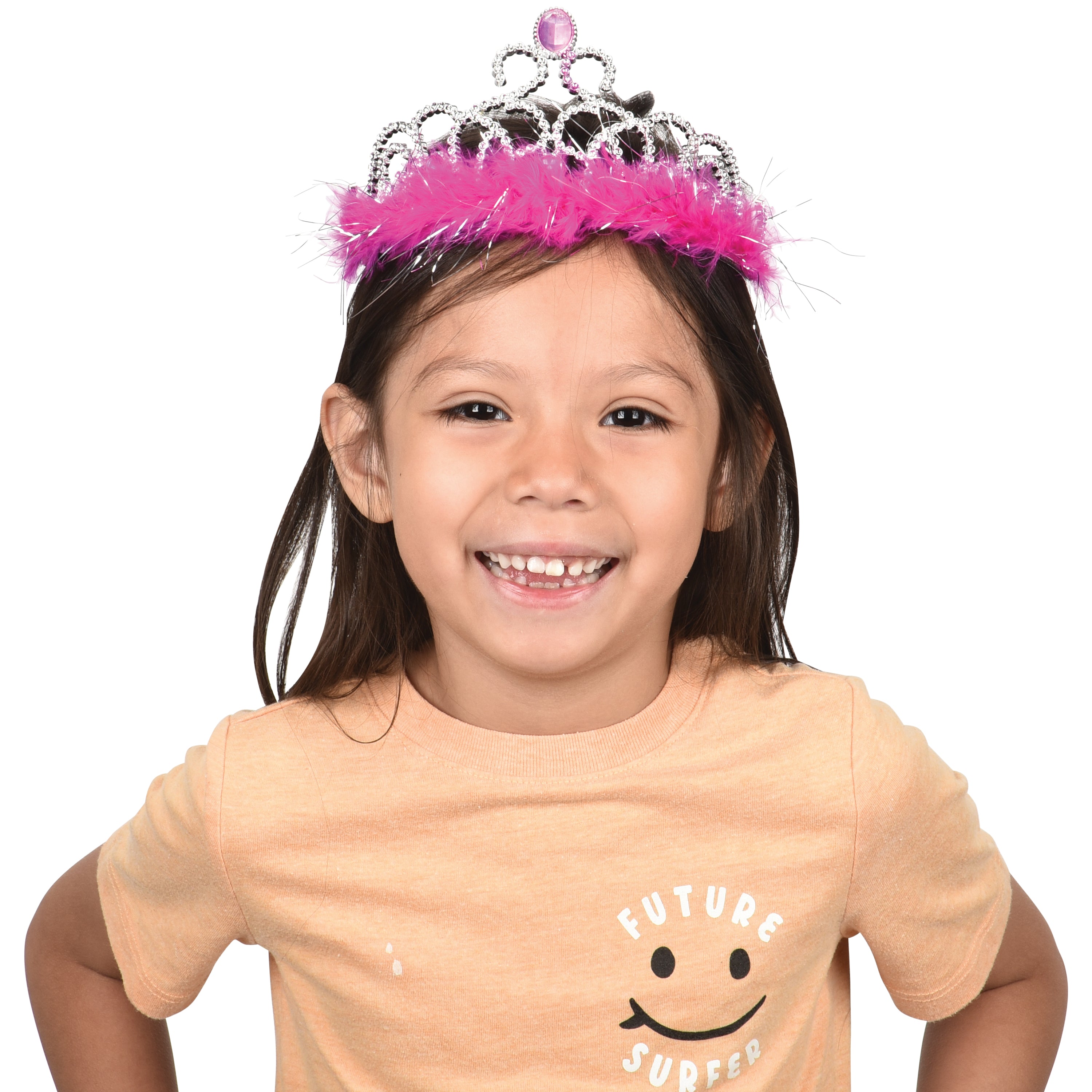Tiaras W/Boa - 12 Count