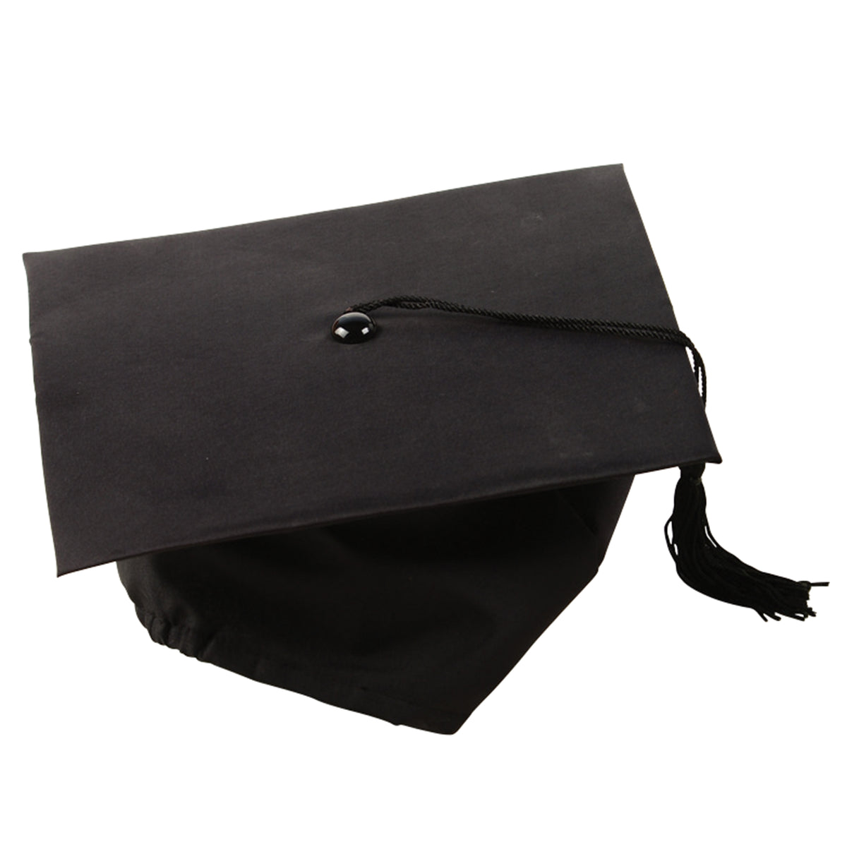 Black Graduate Cap - 12 Count