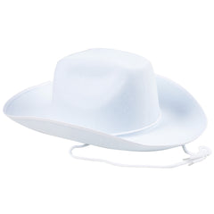 Cowboy Hat/White - 1 Count