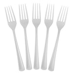Heavy Duty White Plastic Forks | 50 Count