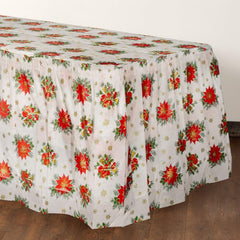 Christmas Printed Table Skirt | 6 Pack