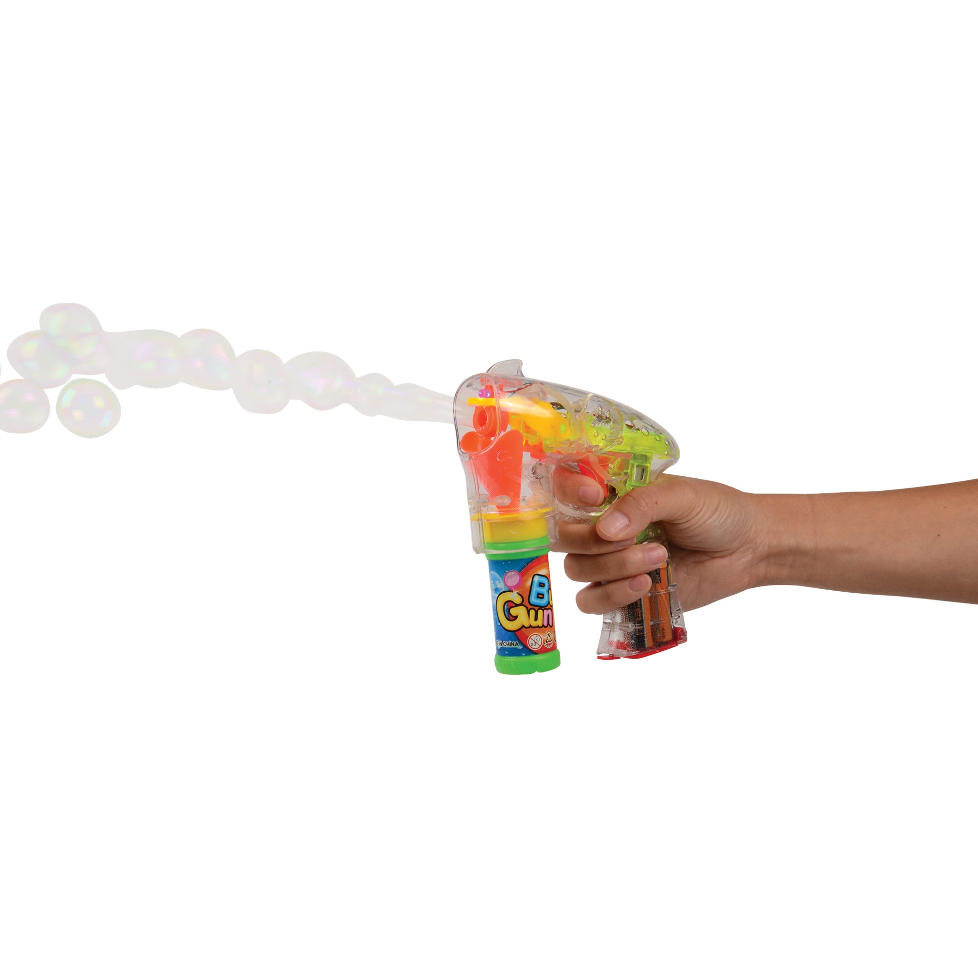 Flashing Bubble Gun/6 Per Pk - 6 Count