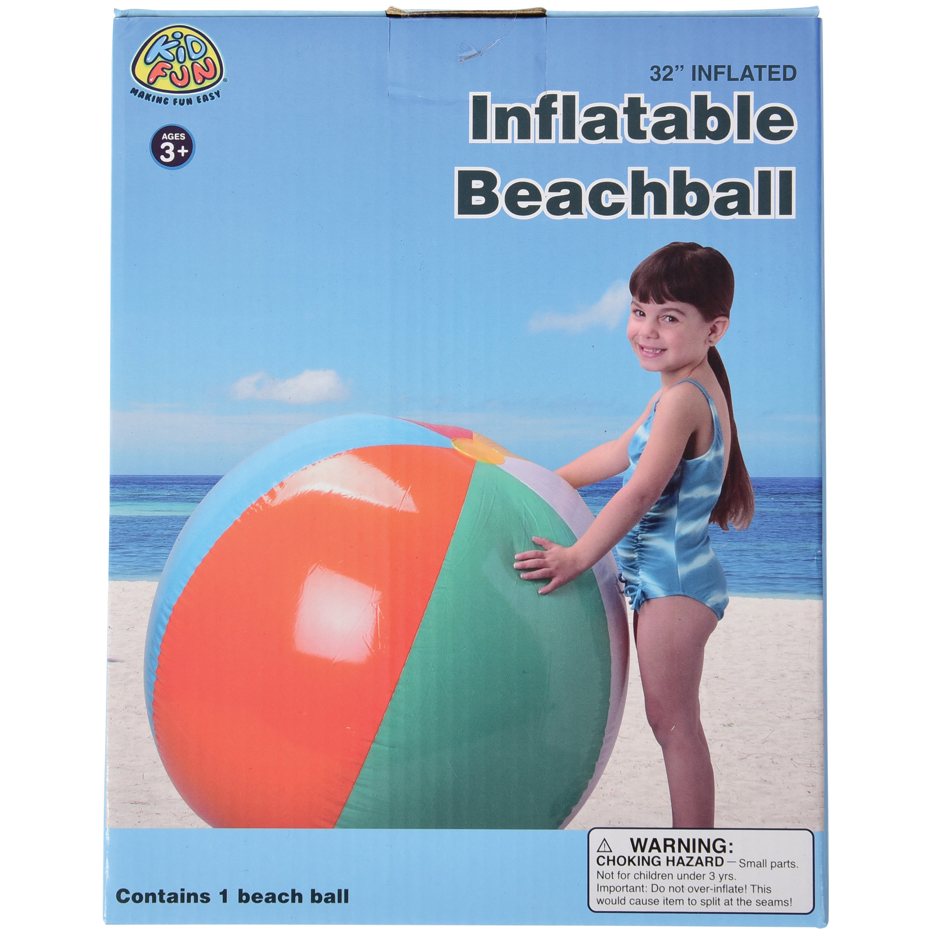 Beachball Inflate/48 In/ 30 In Diam - 1 Count