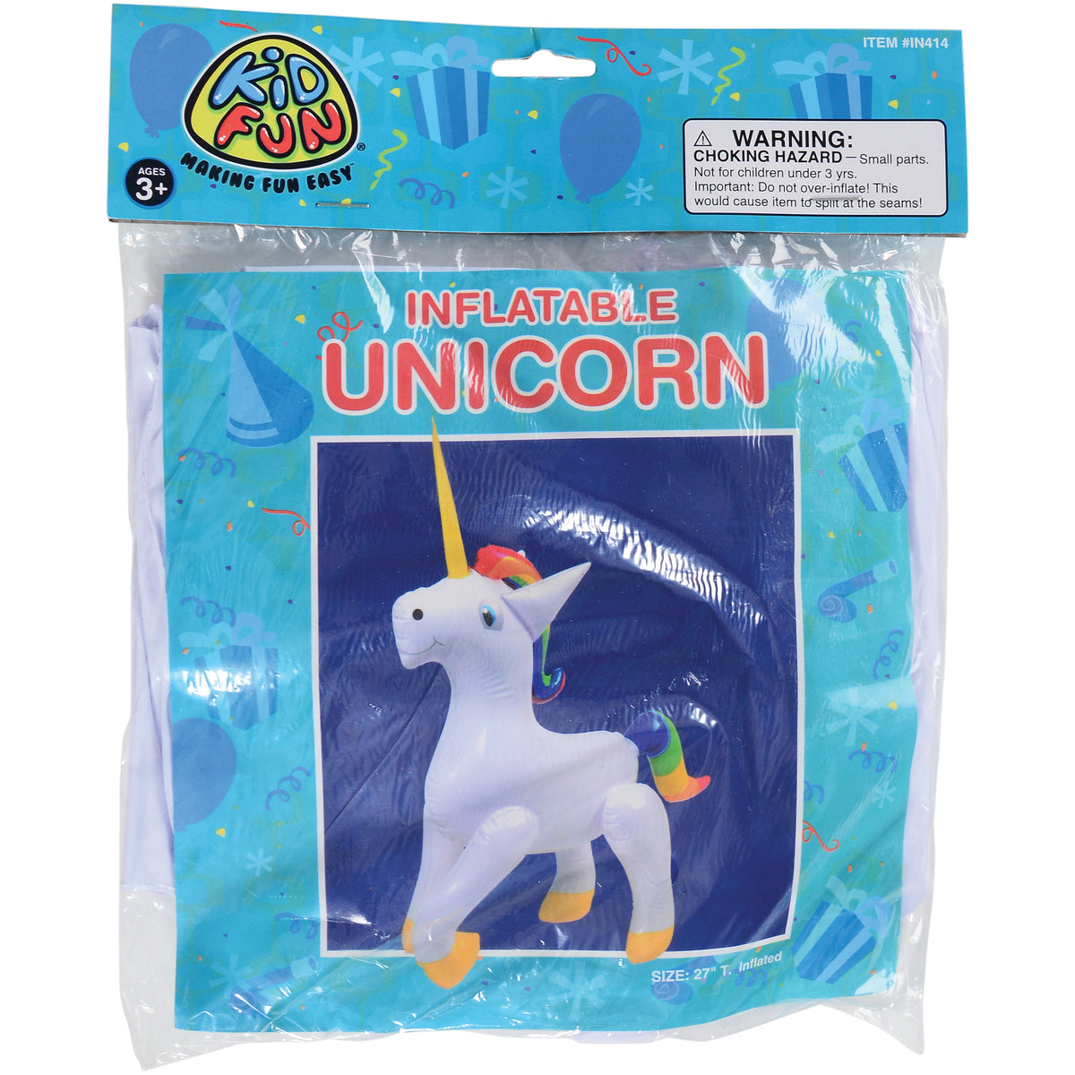 Unicorn Inflates/6 Per Pk - 6 Count