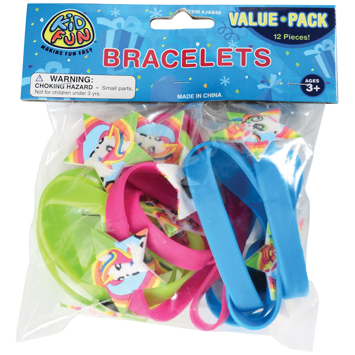 Unicorn Bracelets - 12 Count