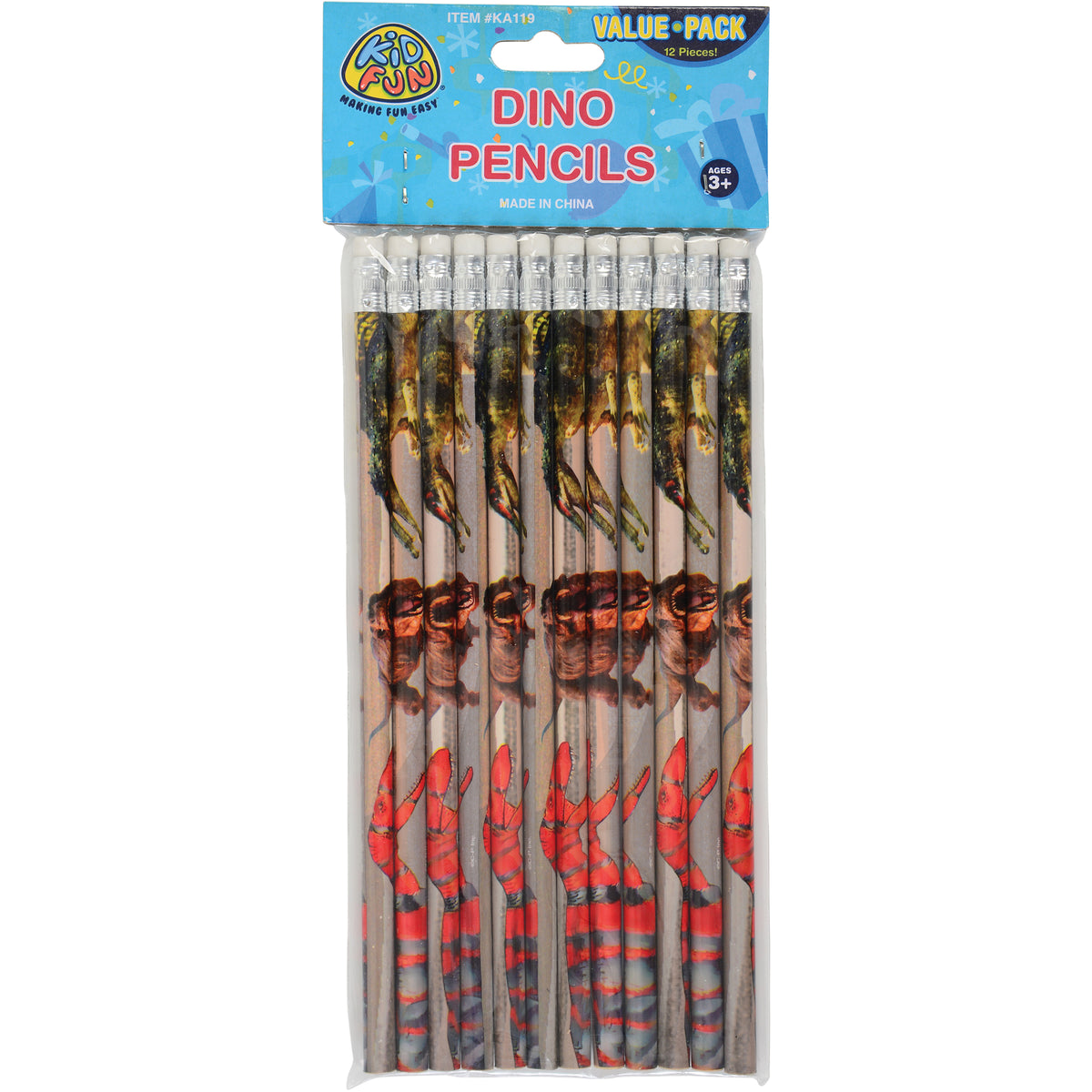 Dino Pencils - 12 Count