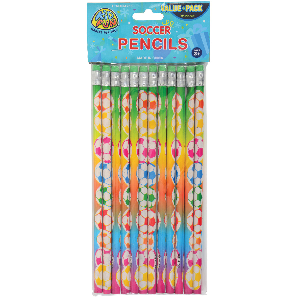 Soccer Pencils - 12 Count