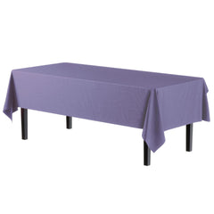 Premium Lavender Plastic Table Covers | 12 Pack - 54 In. x 108 In.
