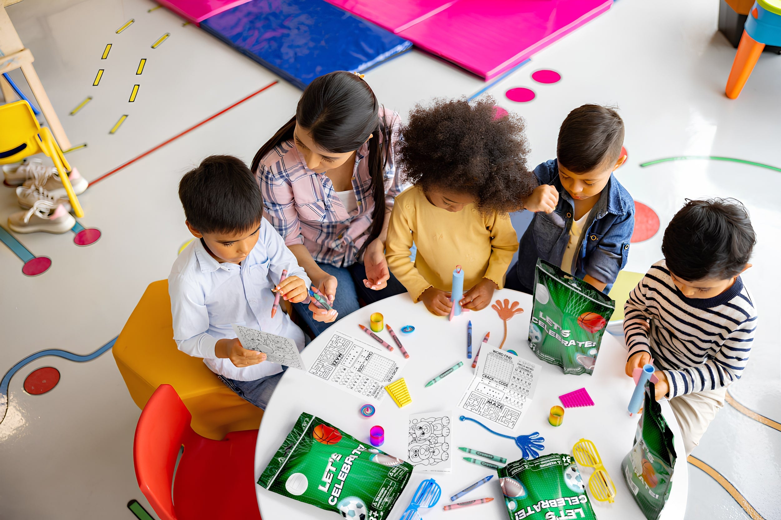 8 Piece Goody Bag - Sports Theme | 10 Count