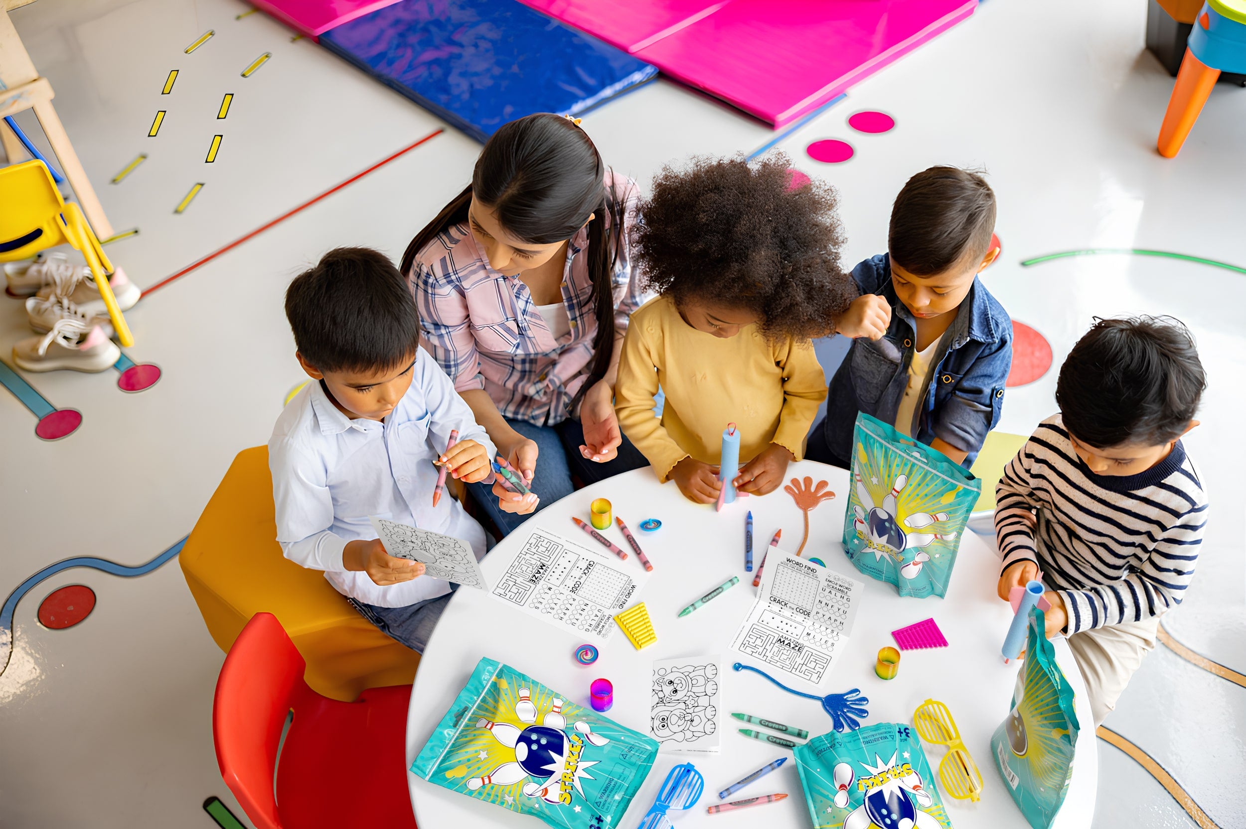 8 Piece Goody Bag - Bowling Theme | 40 Count