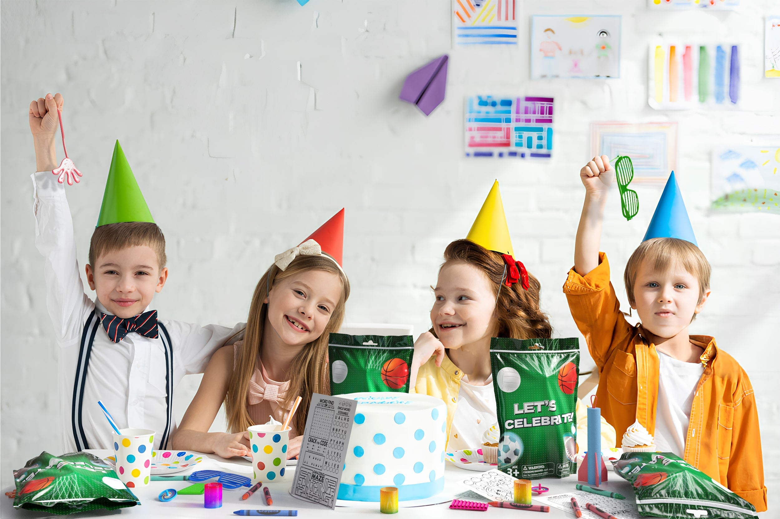 8 Piece Goody Bag - Sports Theme | 10 Count