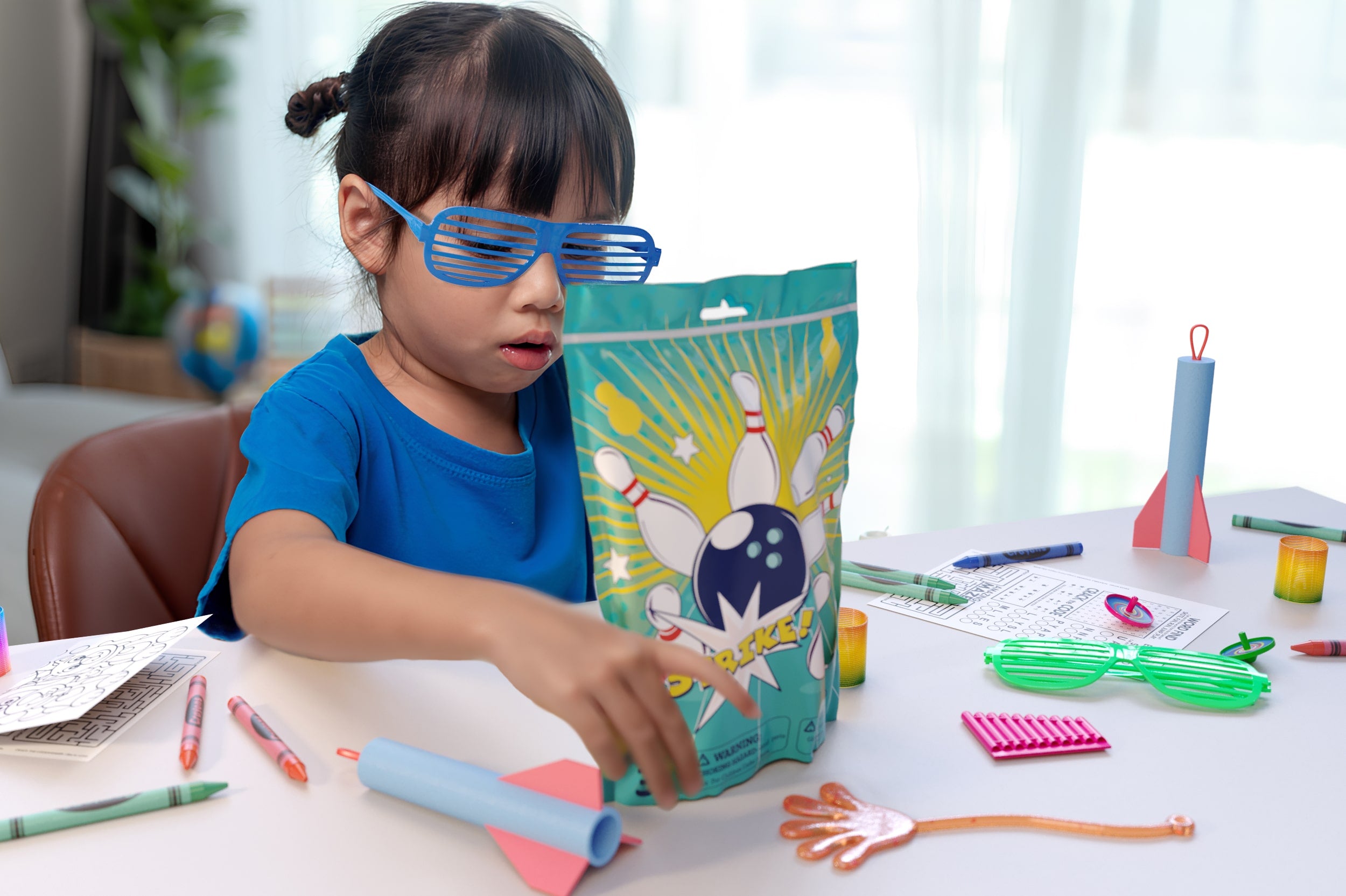 8 Piece Goody Bag - Bowling Theme | 40 Count