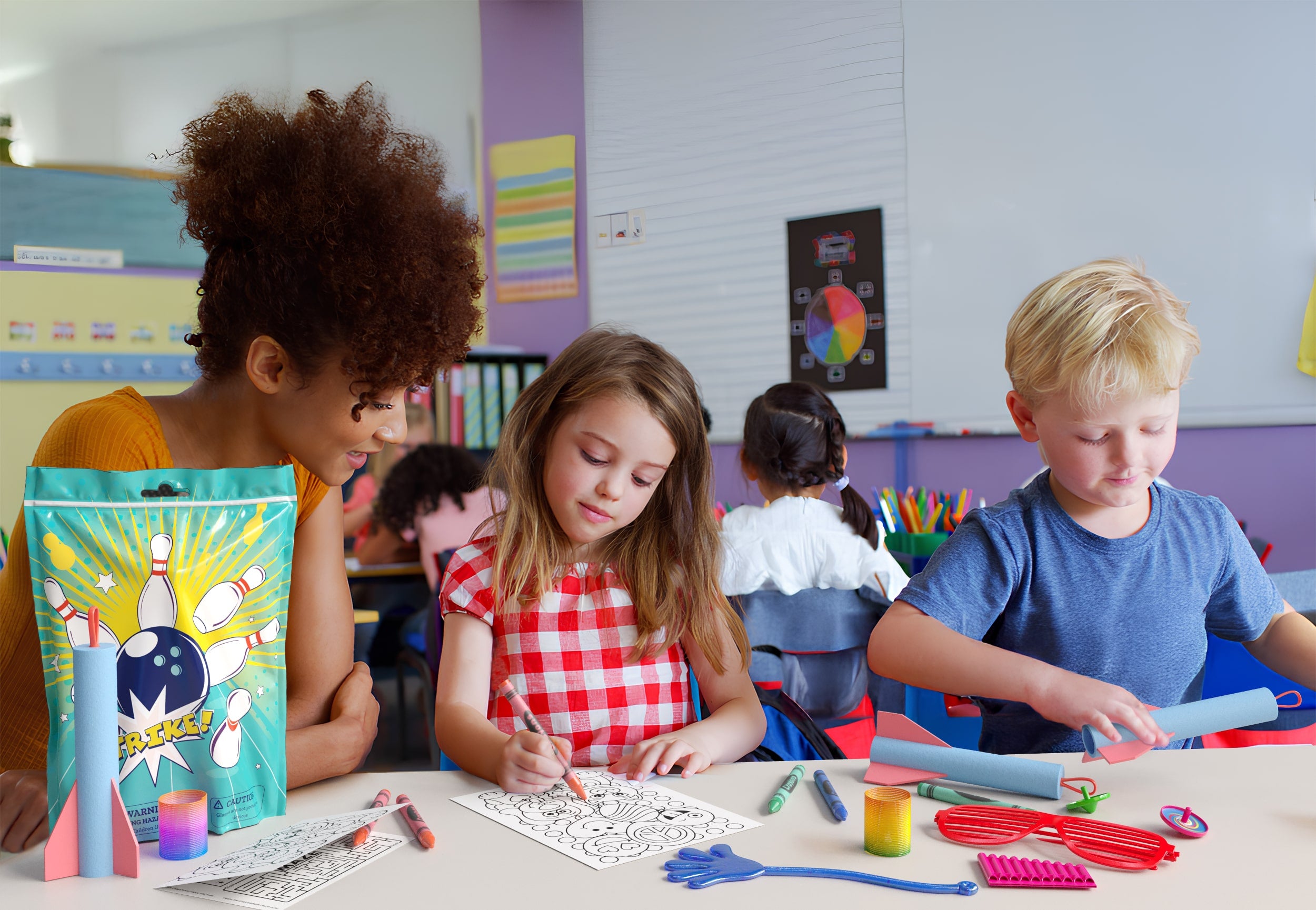 8 Piece Goody Bag - Bowling Theme | 40 Count