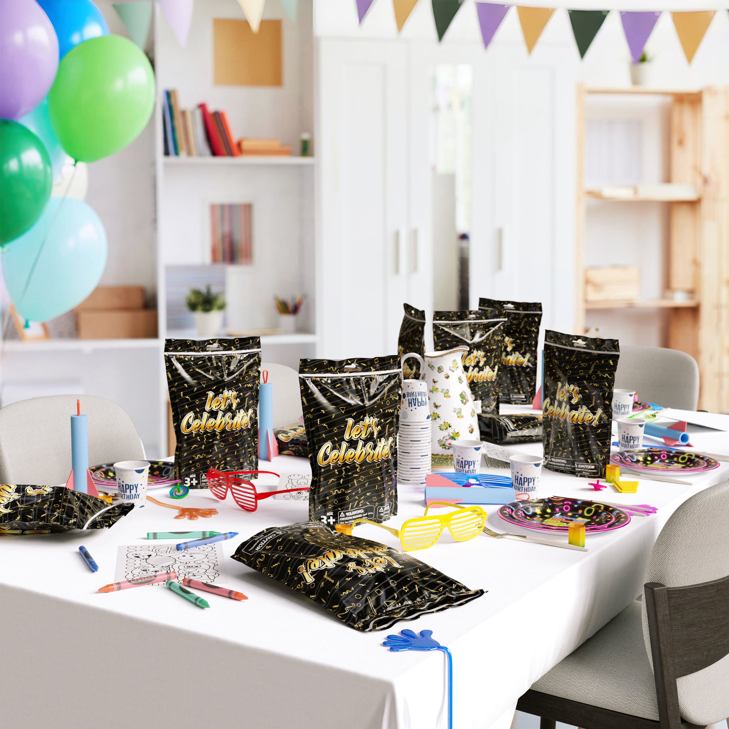 8 Piece Goody Bag - Let's Celebrate | 40 Count