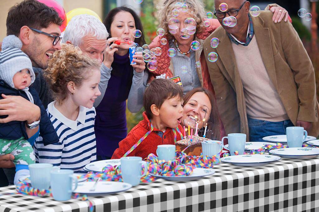 54 In. x 100 Ft. Cut to Size Plastic Table Cover | Black Gingham