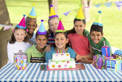 54 In. x 100 Ft. Cut to Size Plastic Table Cover | Blue Gingham