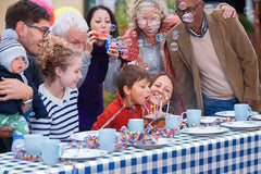 54 In. x 100 Ft. Cut to Size Plastic Table Cover | Blue Gingham