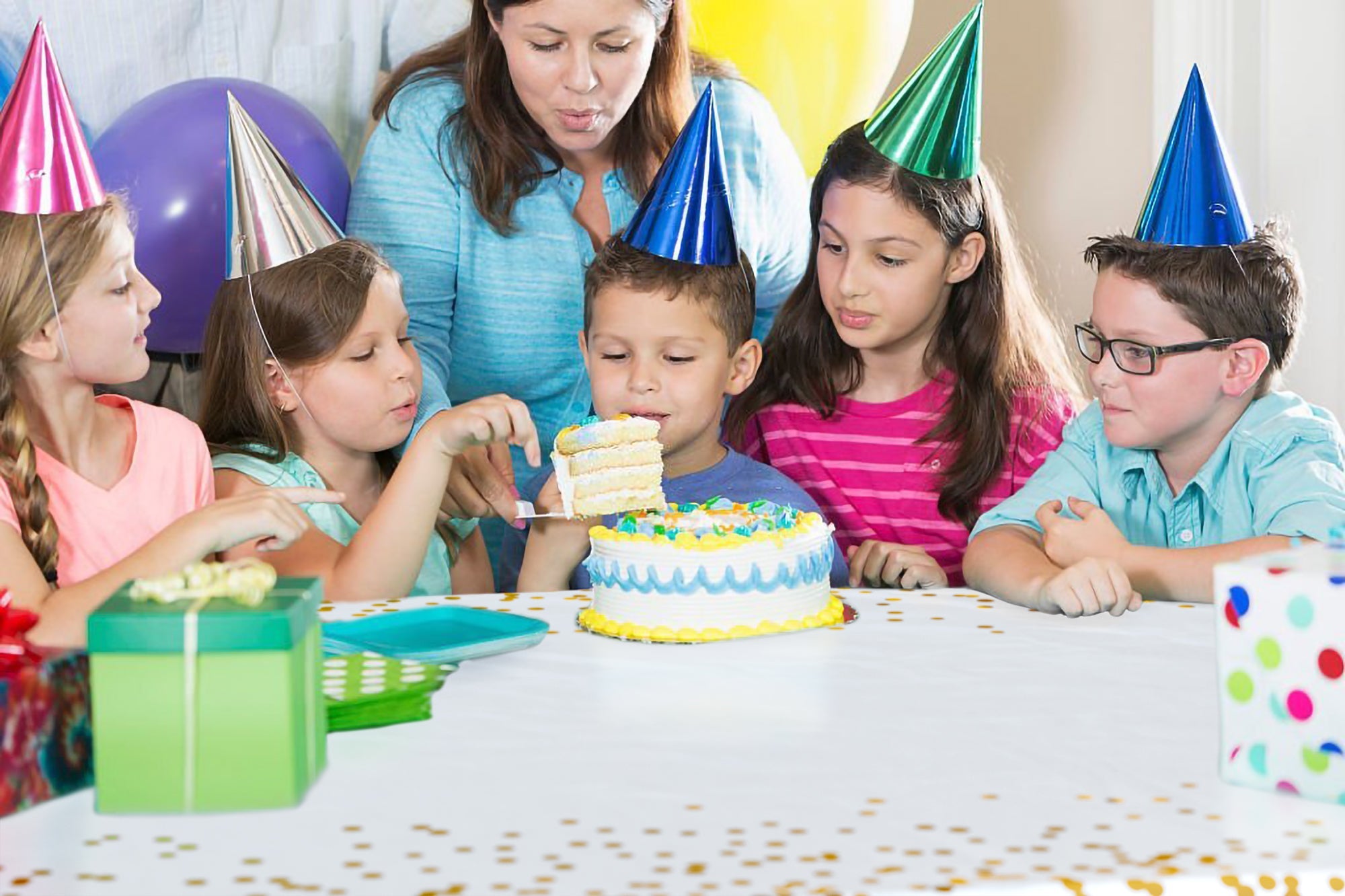 Celebrate Printed Plastic Table Cover White/Gold | Case of 48 - 54 In. x 108 In.