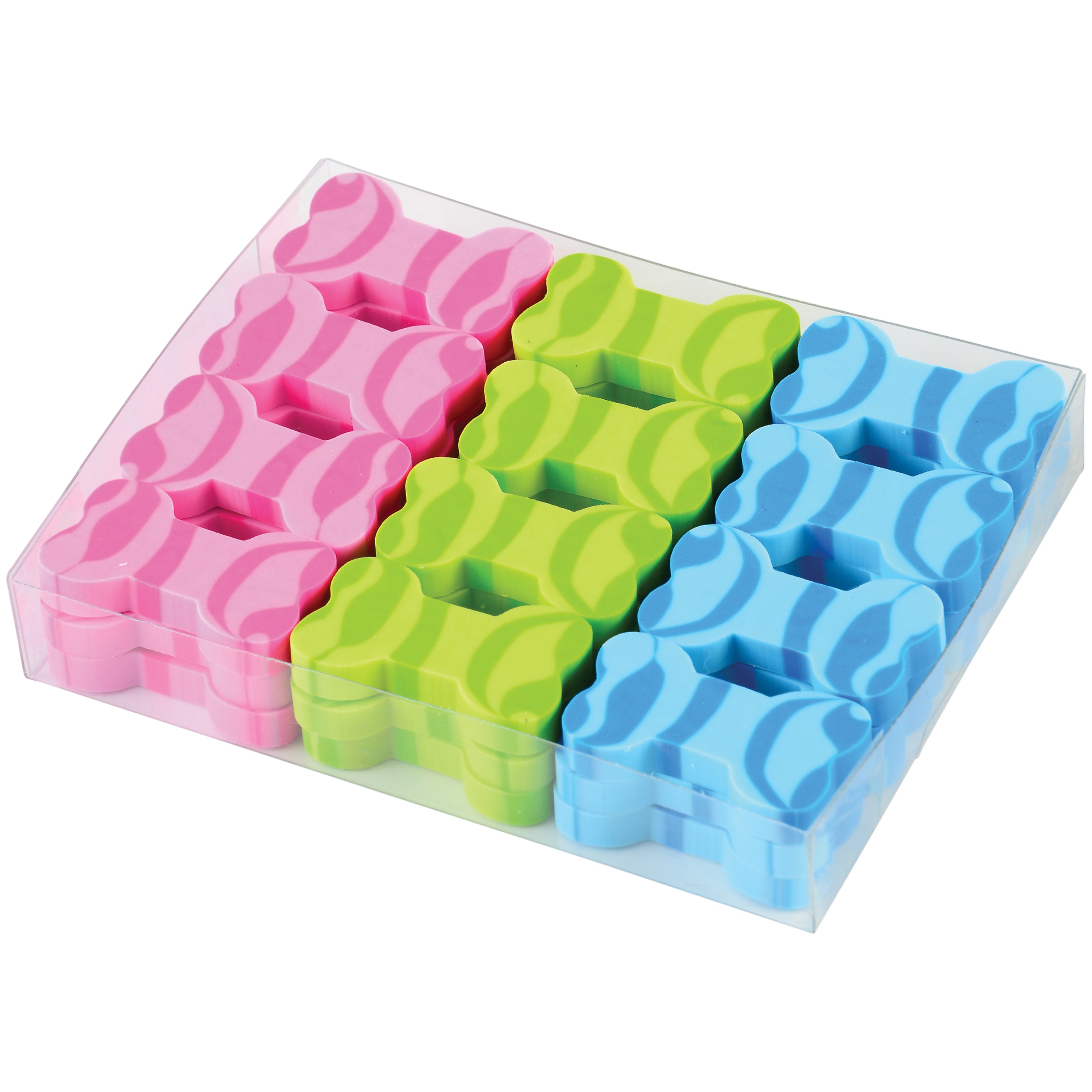 Dog Bone Erasers/36 Per Pkg - 36 Count