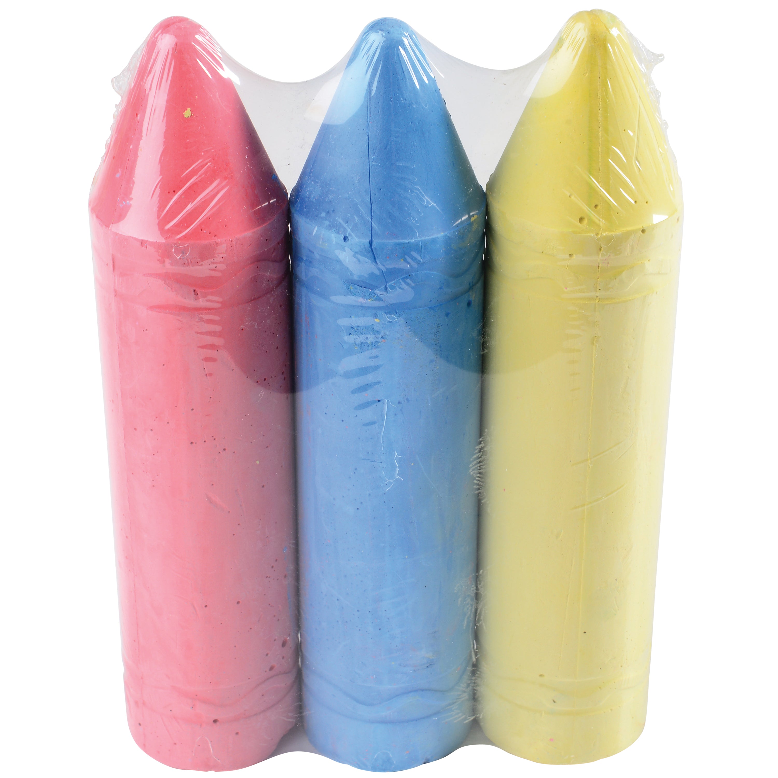 Giant Sidewalk Chalk/3 Per Pkg - 3 Count