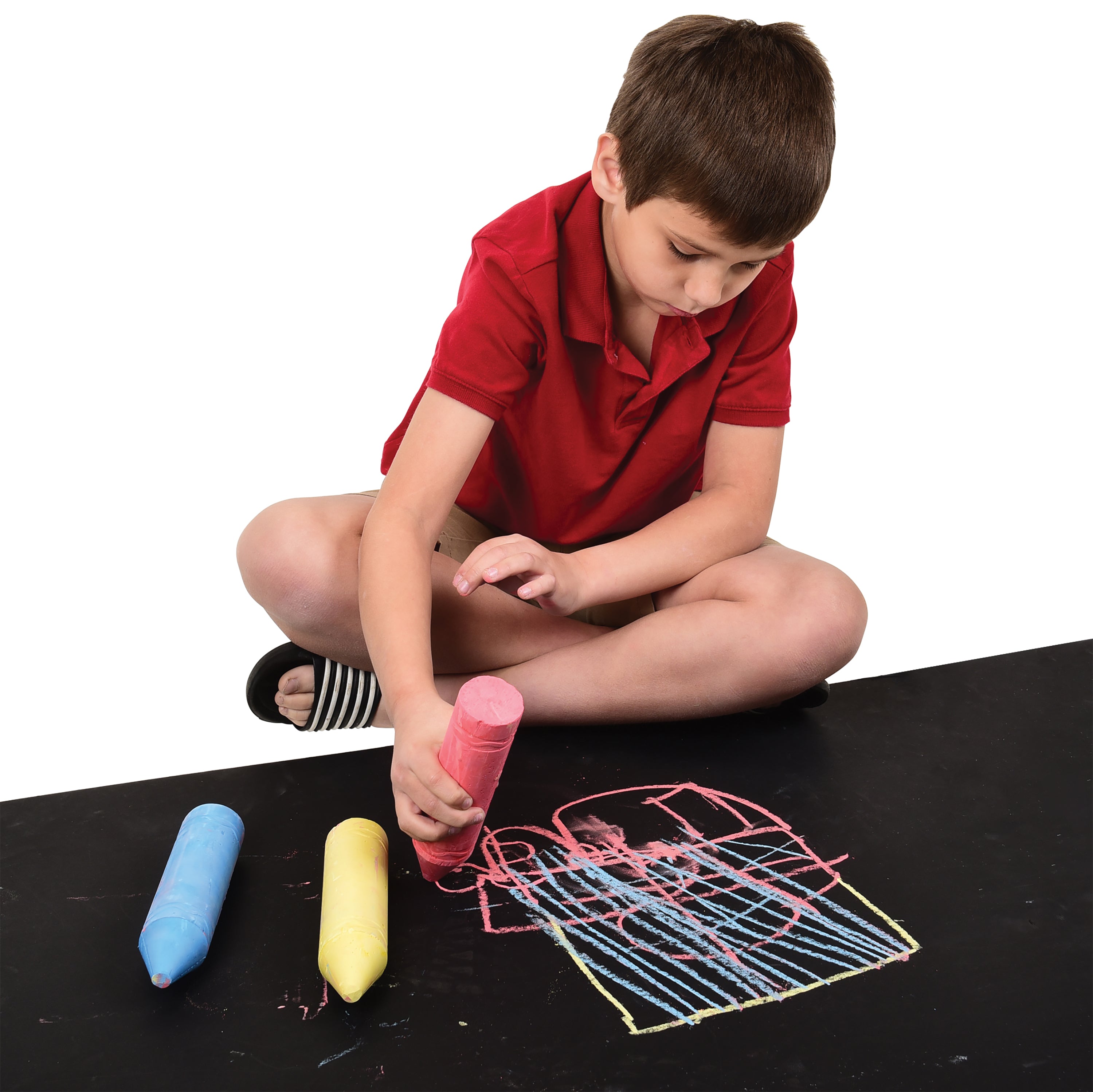 Giant Sidewalk Chalk/3 Per Pkg - 3 Count