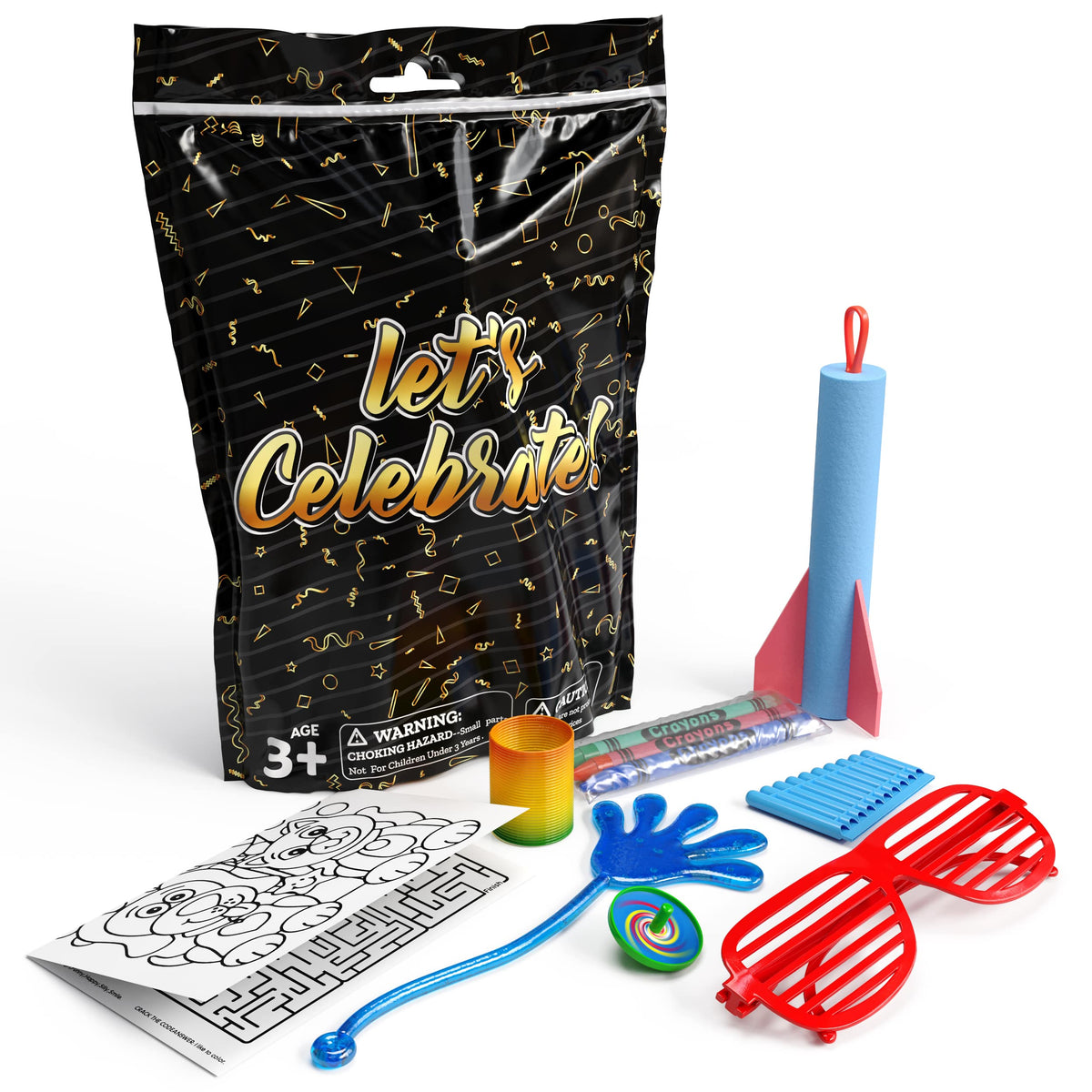 8 Piece Goody Bag - Let's Celebrate | 40 Count