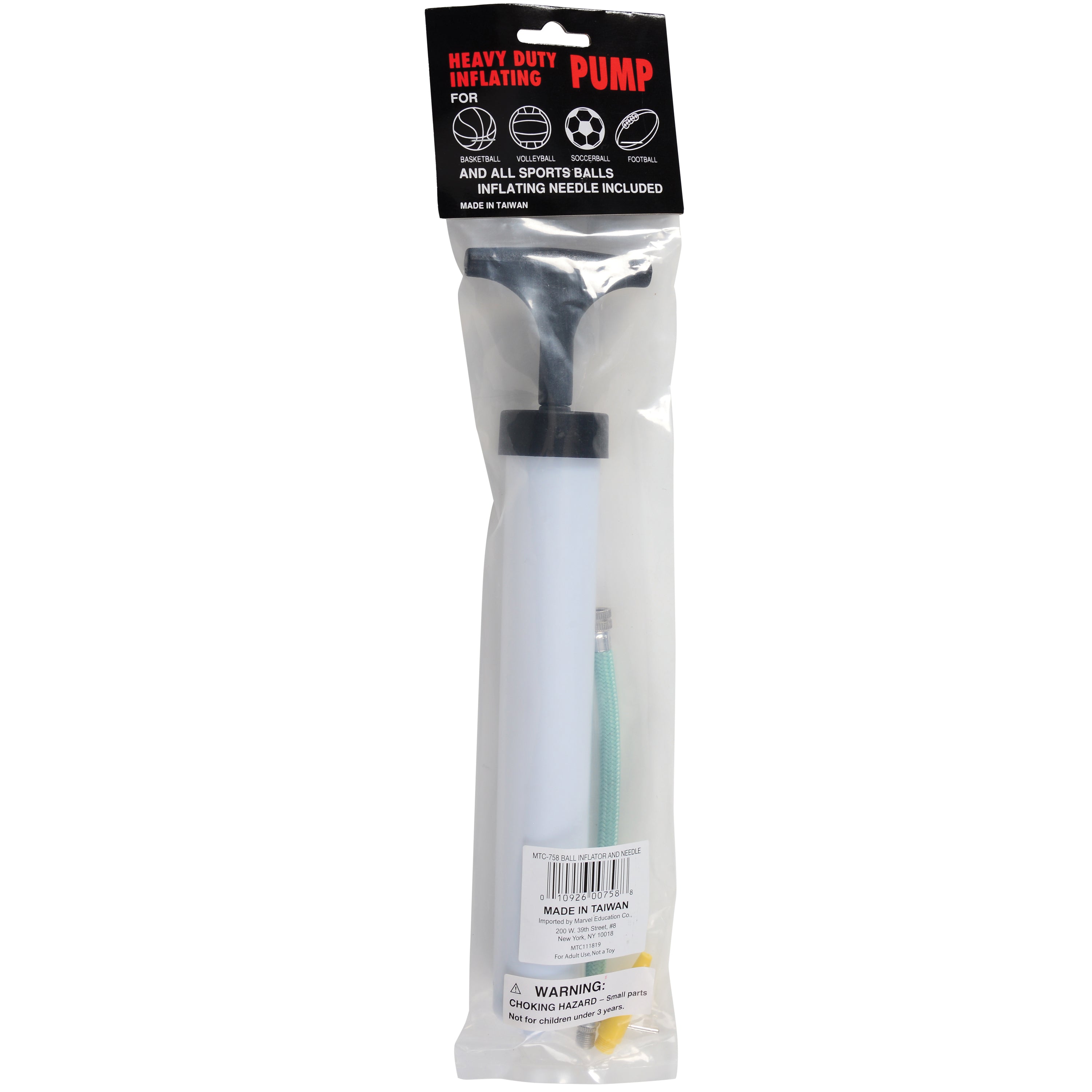 Ball Inflator And Needle - 1 Count