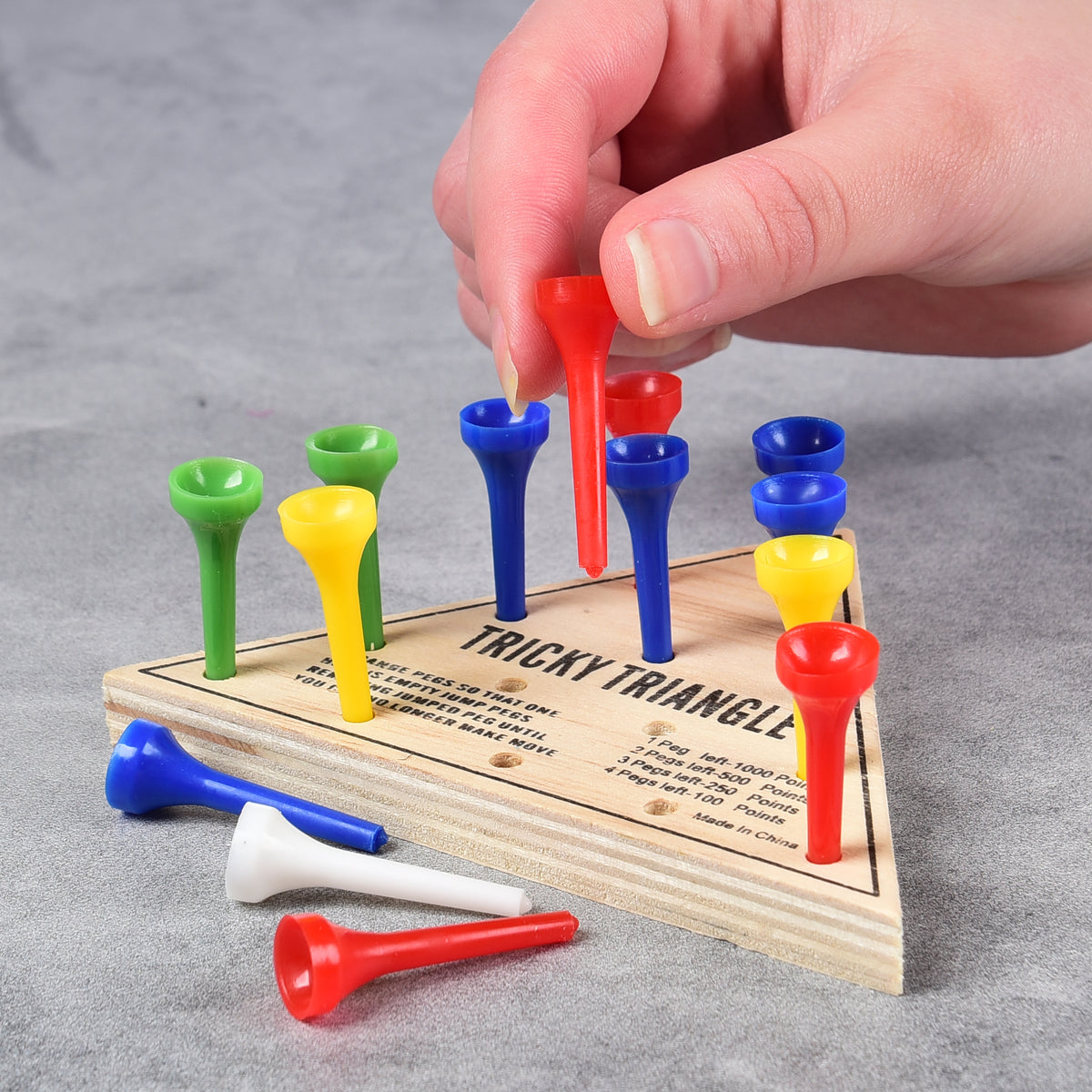 Tricky Triangle Game - 1 Count